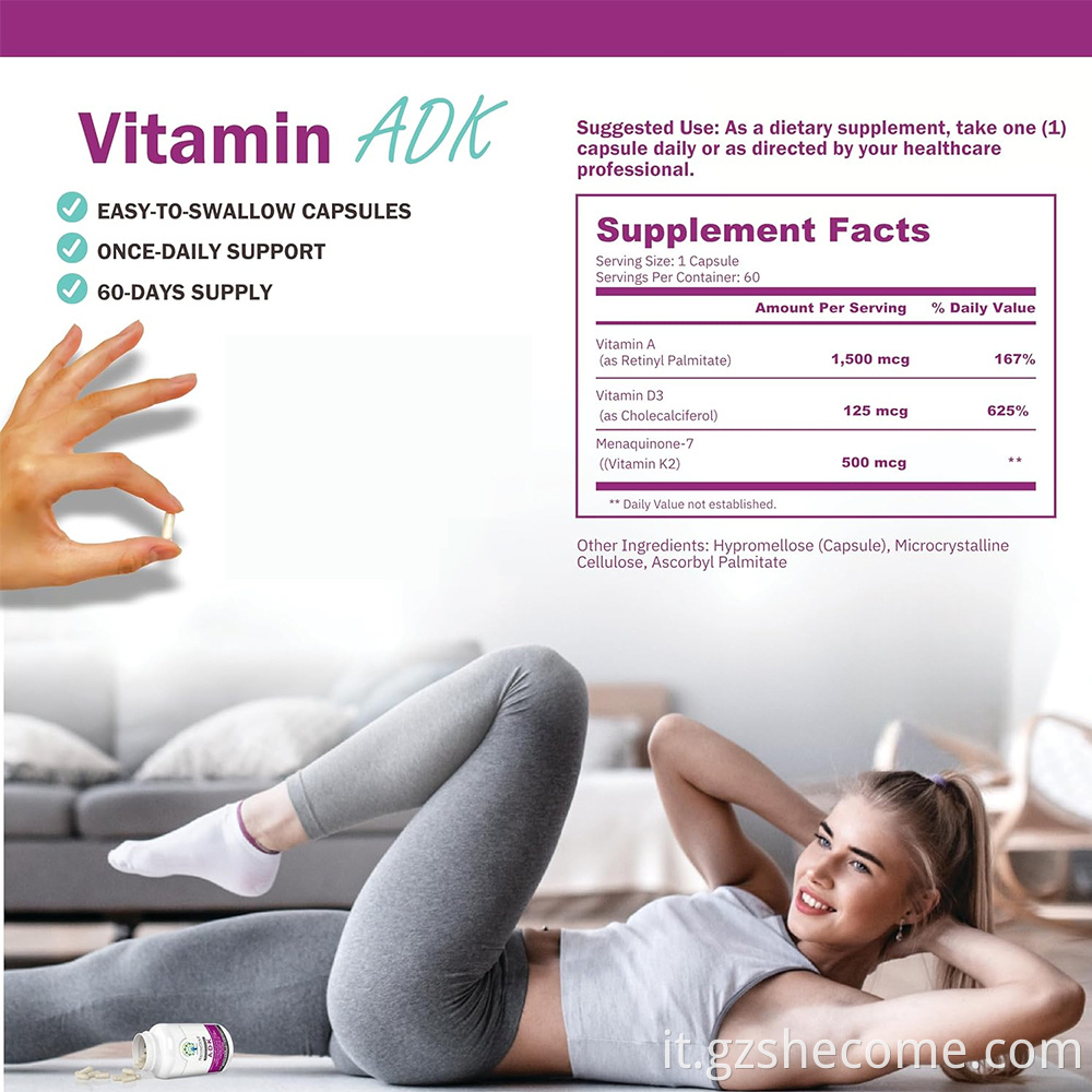 Vitamin D3 K2 Capsules5